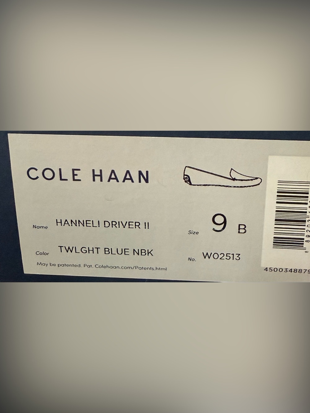 Cole Haan Navy Suede Slip-On Loafers - Picture 9 of 9